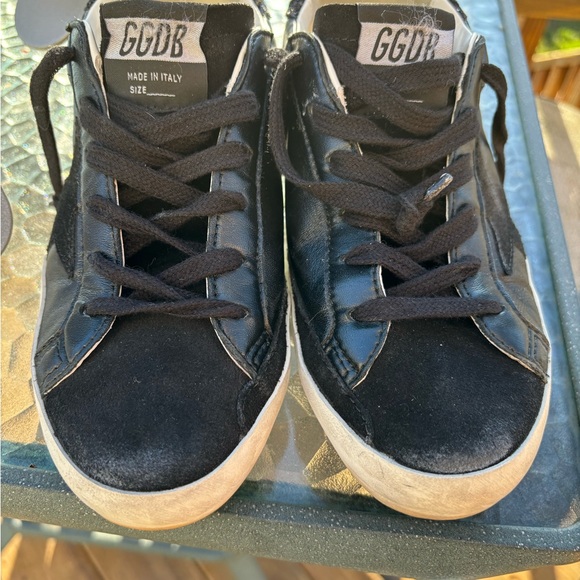 Super-Star Low Top Sneaker Golden Goose Black Sz 38 - Picture 7 of 7